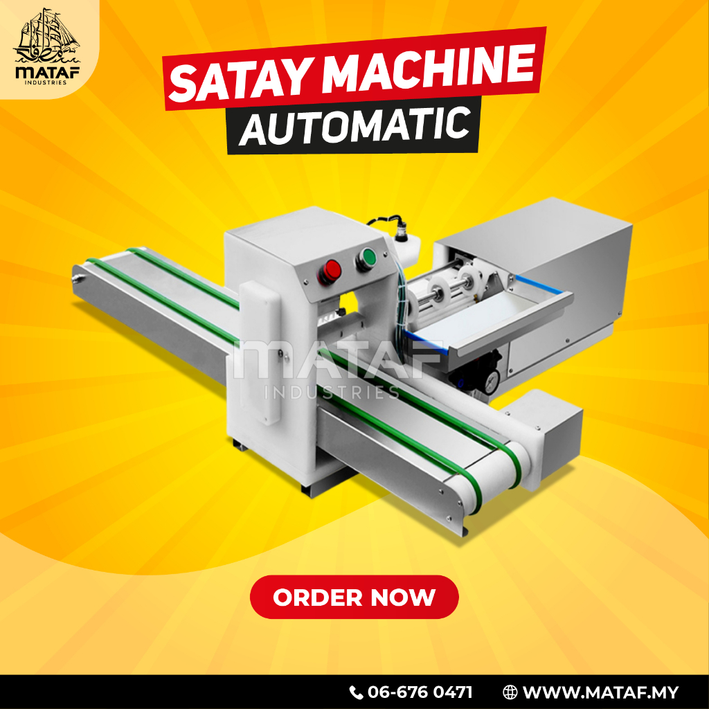 MATAF Mesin Cucuk Satay Automatik STA1200 (Compressor) | Shopee Malaysia