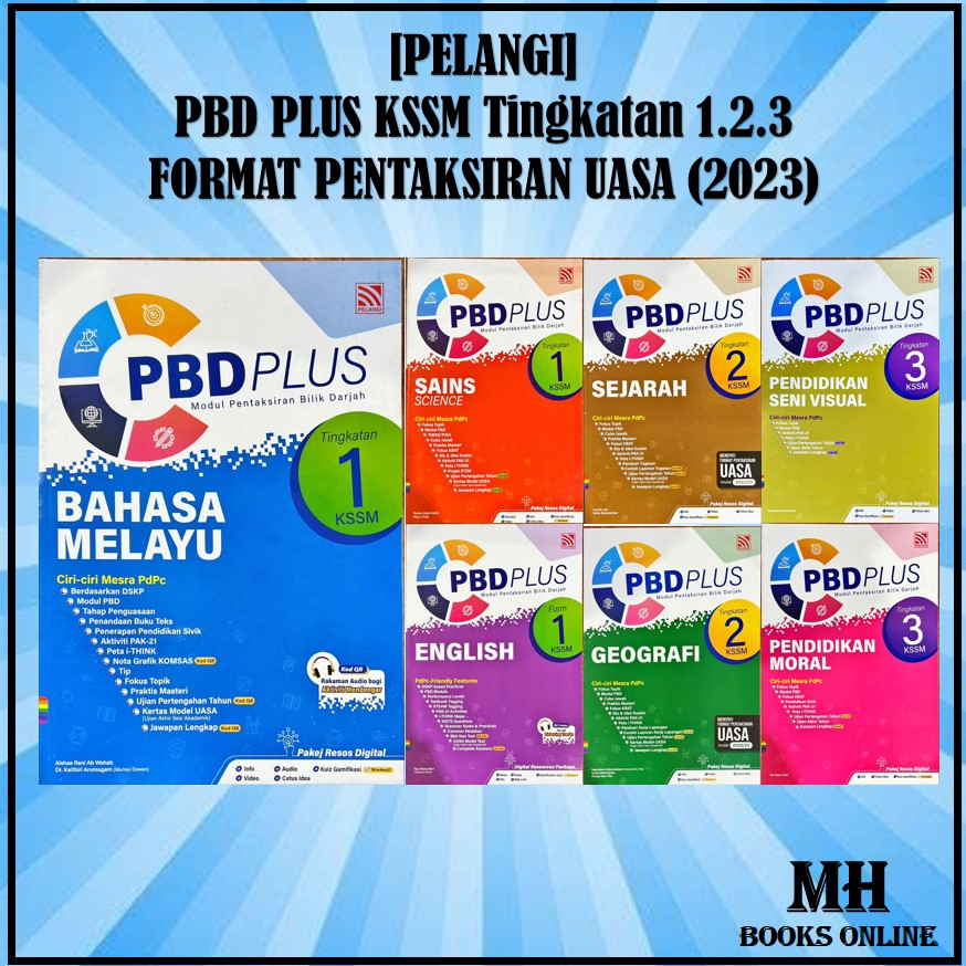 [MH] PELANGI Buku Latihan PBD PLUS KSSM Format UASA Tingkatan 1.2.3