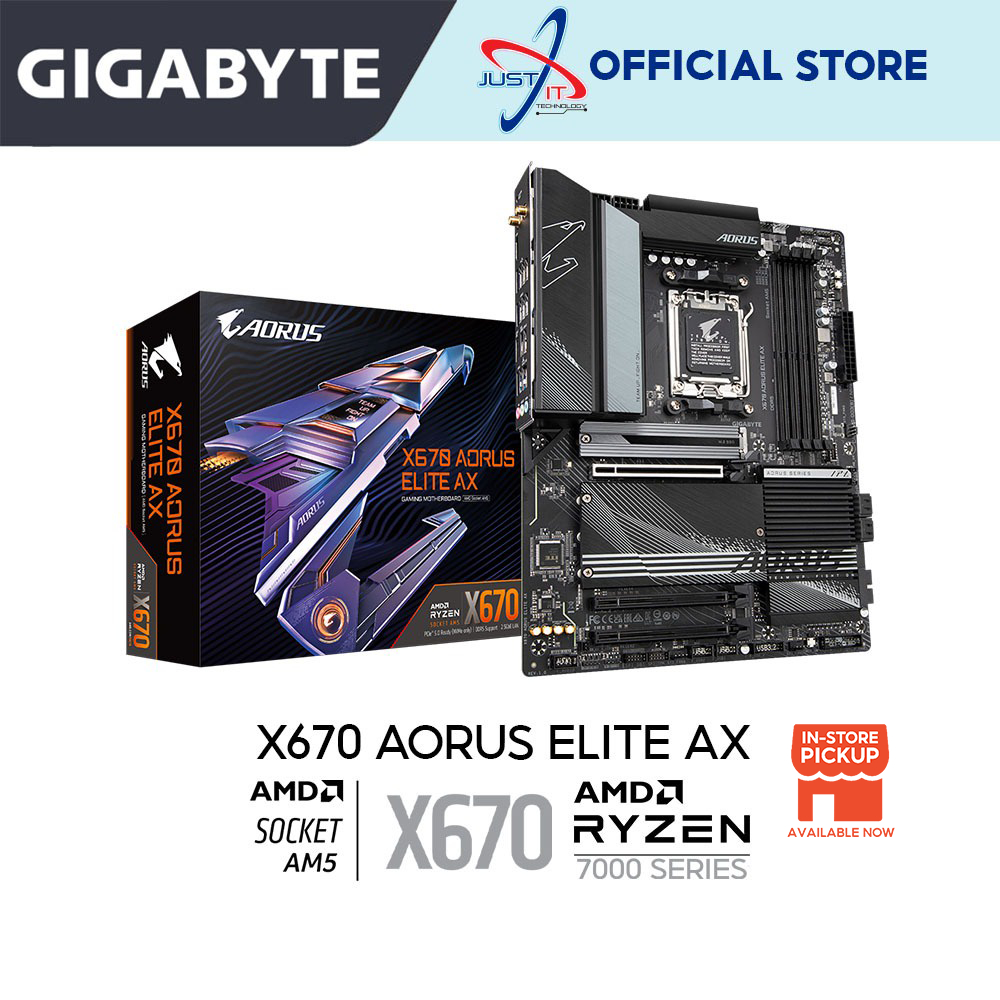 GIGABYTE X670 AORUS ELITE AX AM5 GAMING MAINBOARD COMBO DEAL RYZEN 5