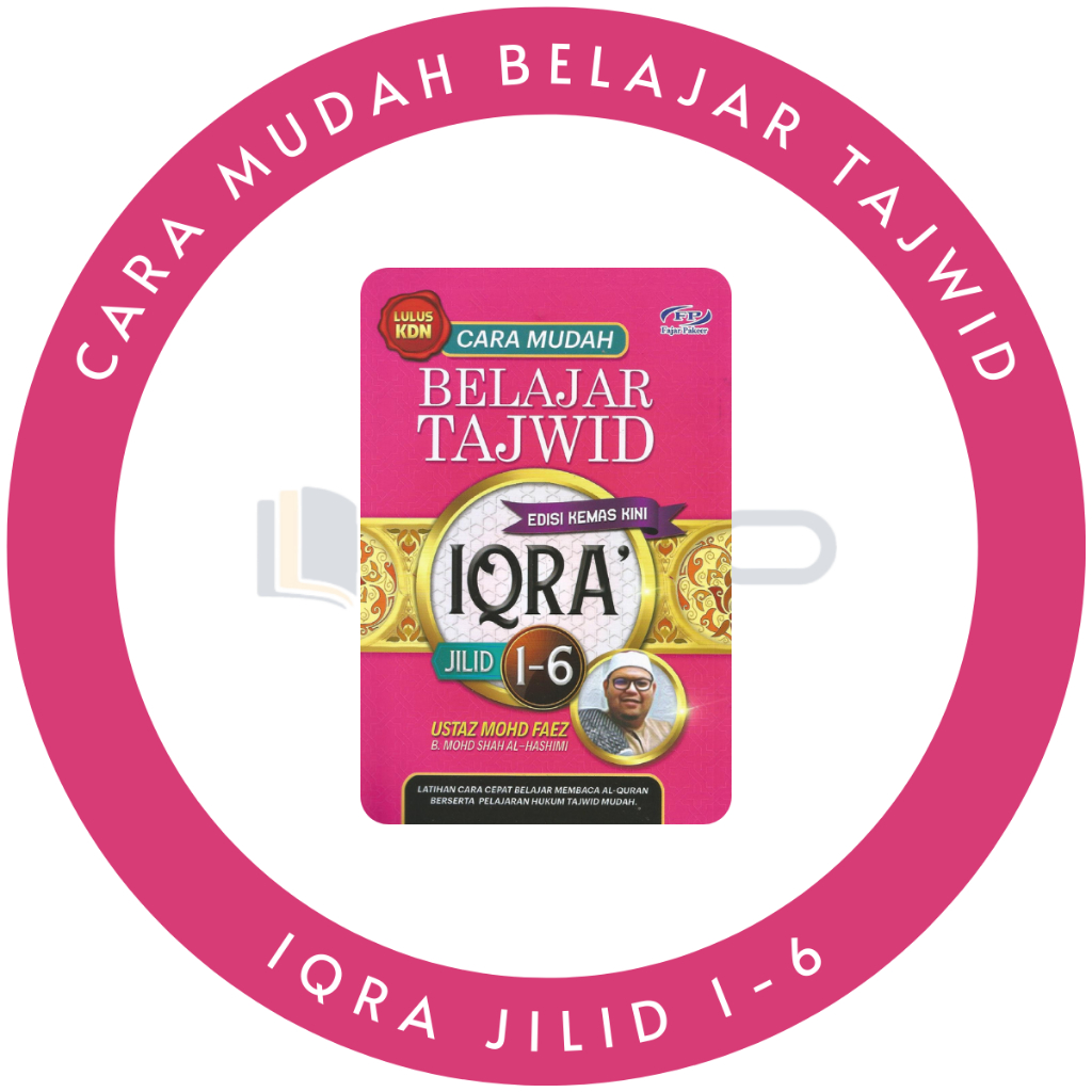 |BBO| Buku Fajar Pakeer Cara Mudah Belajar Tajwid Iqra Jilid 1-6 ...