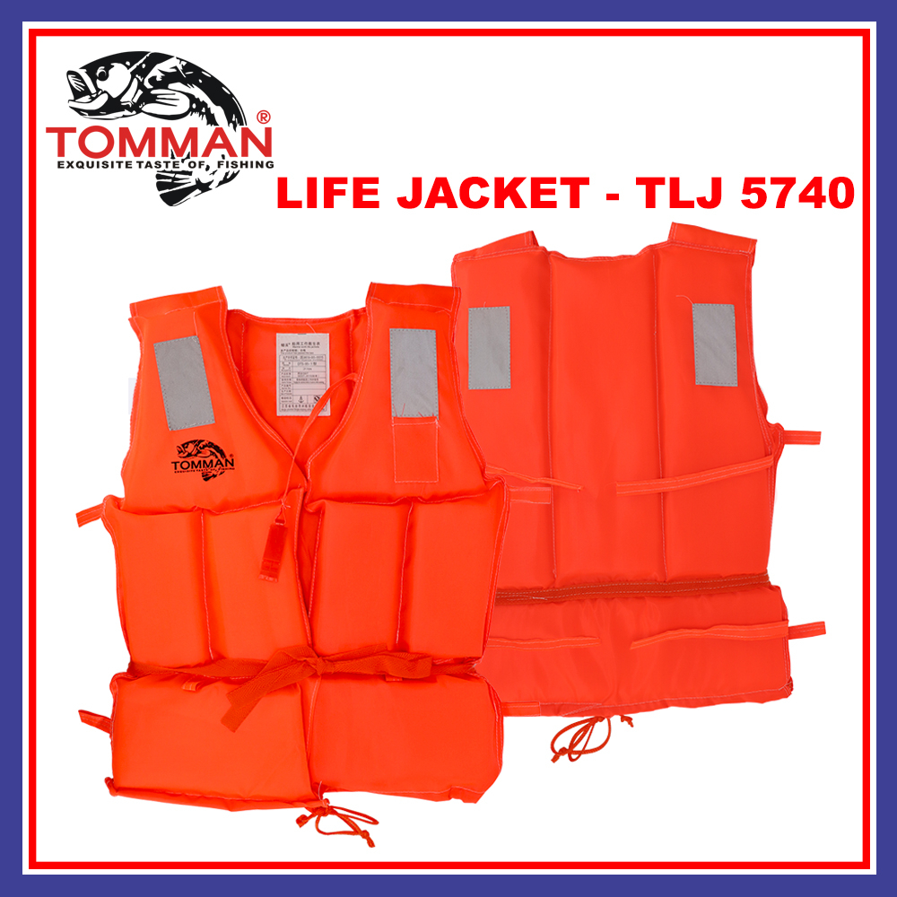 Tomman Life Jacket TLJ 5740 Fishing Vest Life Jacket Swimming