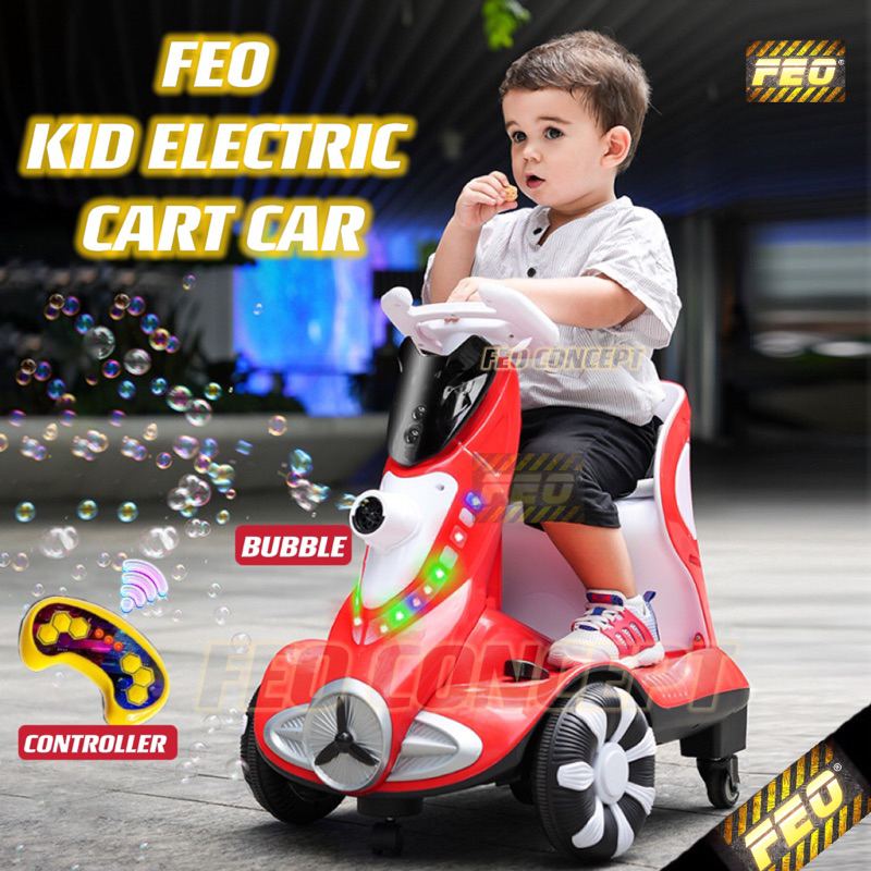 FEO F2 Cart Electric Car For Kid Rideons Car Children Electric Car