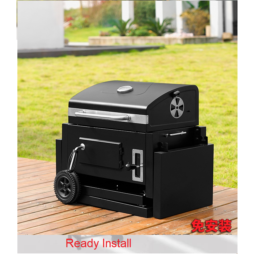 Outdoor Barbeque Charcoal Grill (Siap Pasang) Shopee Malaysia