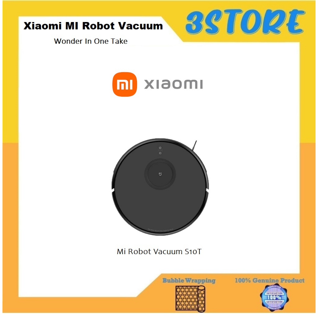 [🔥8000pa Suction Power] Mi Robot Vacuum S10T [LDS Laser 450ml Water