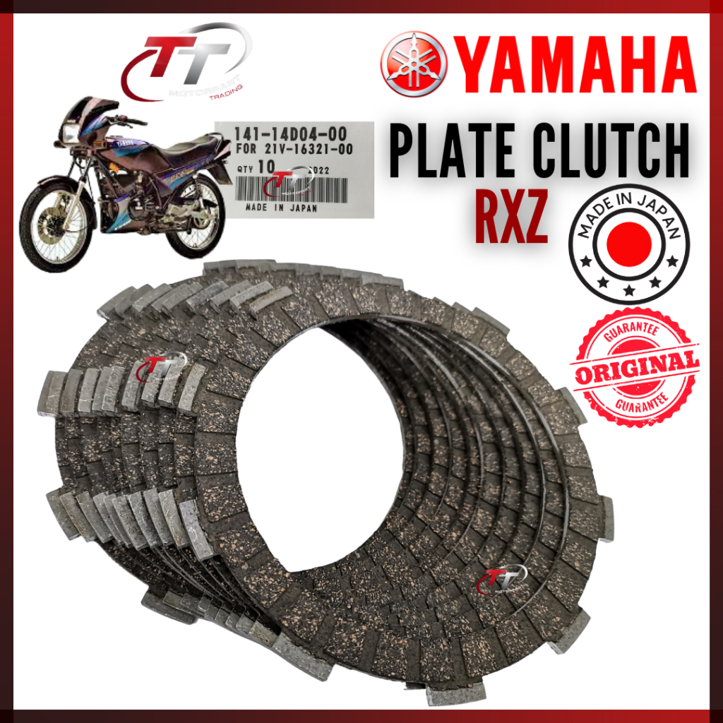 YAMAHA JAPAN RXZ CLUTCH PLATE DISC KULIT KLASS PLAT KLAS LINING 21V