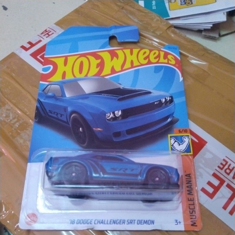 Hot Wheels 18 Dodge Challenger Srt Demon 2022 2023 Shopee Malaysia