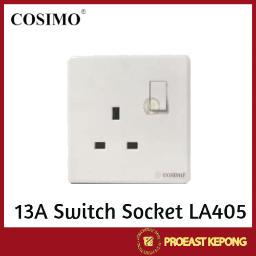 COSIMO LA405 Switch Socket WHITE LAVINA | Shopee Malaysia