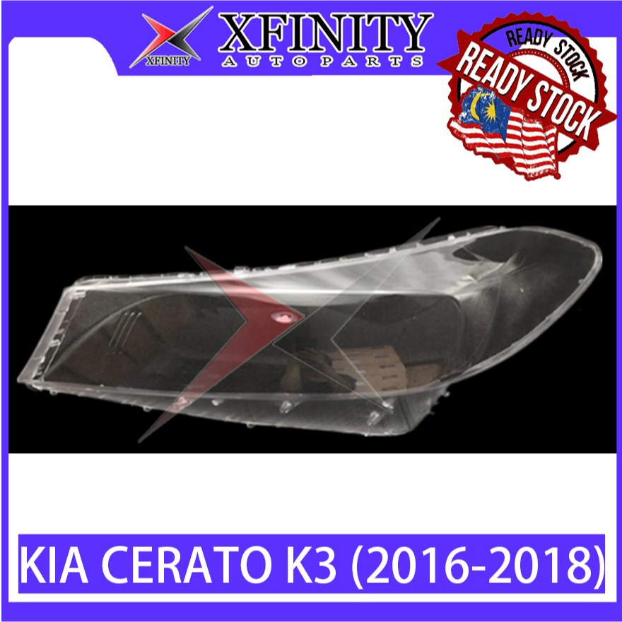 KIA CERATO K3 16 17 18 HEADLAMP COVER / HEADLIGHT COVER / HEADLAMP LENS