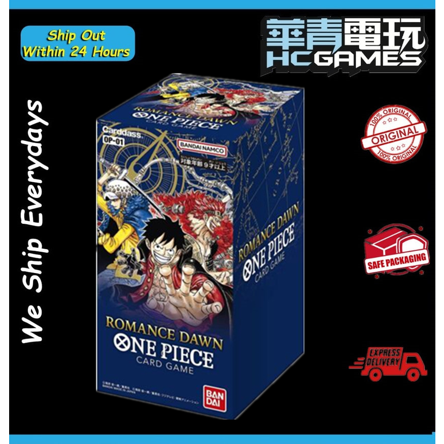 One Piece Card Game Booster OP-01 Romance Dawn TCG Japanese | Shopee  Malaysia