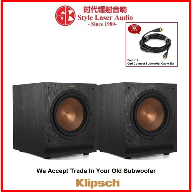 Klipsch SPL100 10" Dual Subwoofer Combo Shopee Malaysia