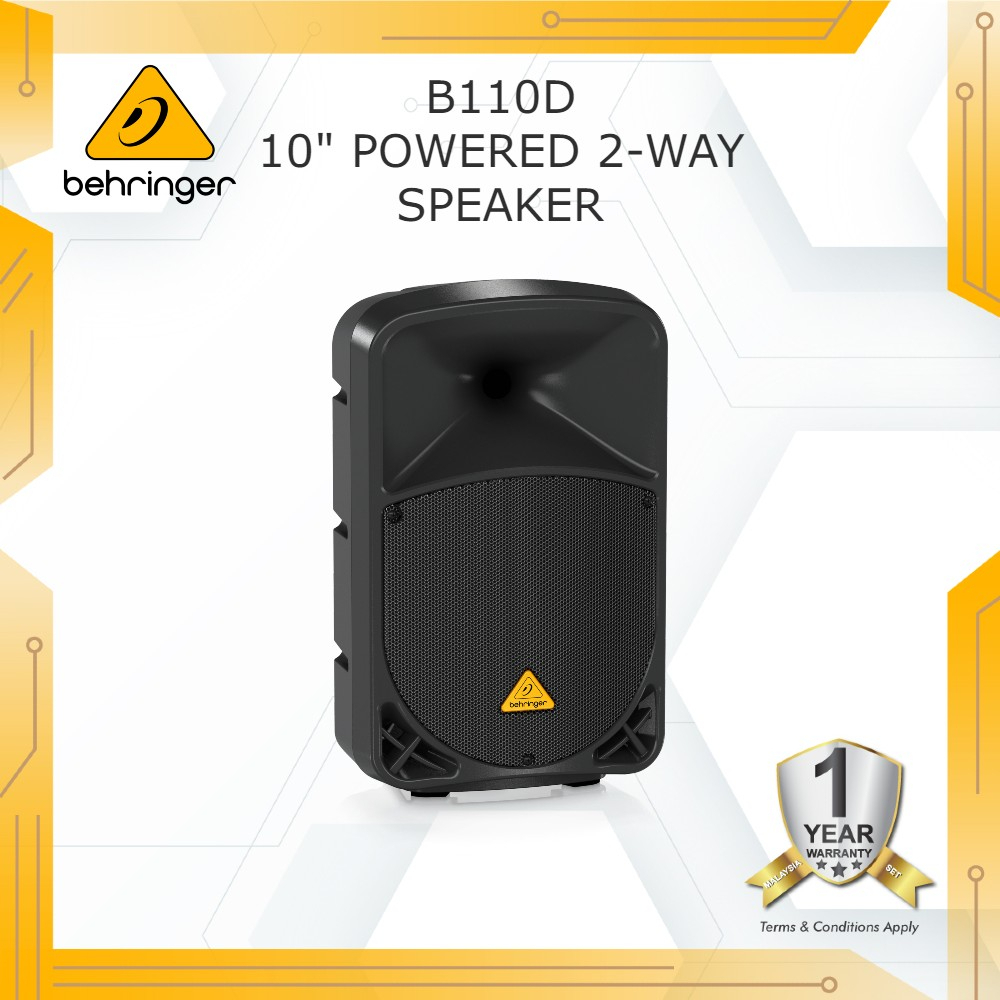 Behringer B110D Eurolive - Enceinte Active 300W 10" - Option Sans Fil
