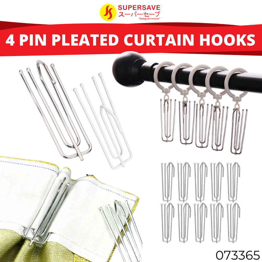 4 prong curtain hooks nz