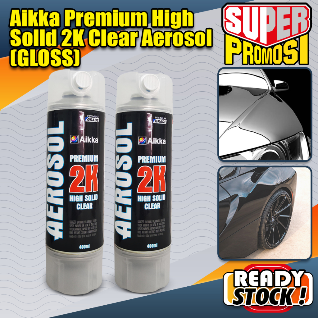 AIKKA PREMIUM 2K HIGH SOLID CLEAR Coat High Gloss Car Paint 2K Coating