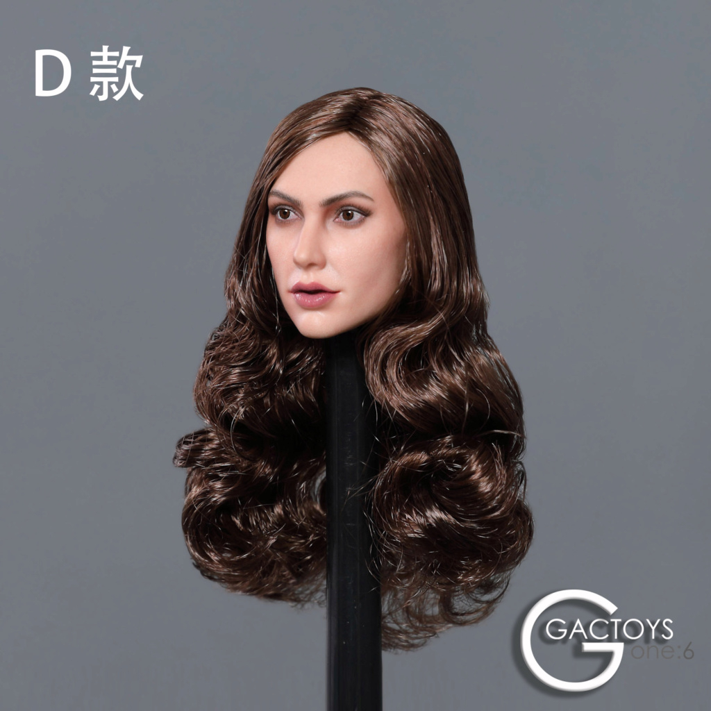 GACTOYS GC034D 1/6 Scale European Beauty Gal Gadot Head Sculpt Long ...