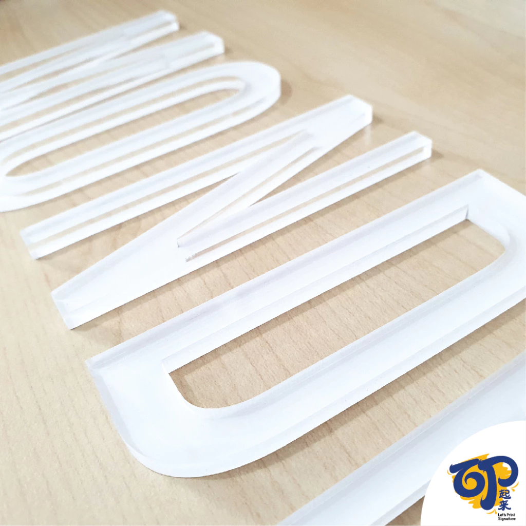 Acrylic 3D Signage (Custom Die Cut)