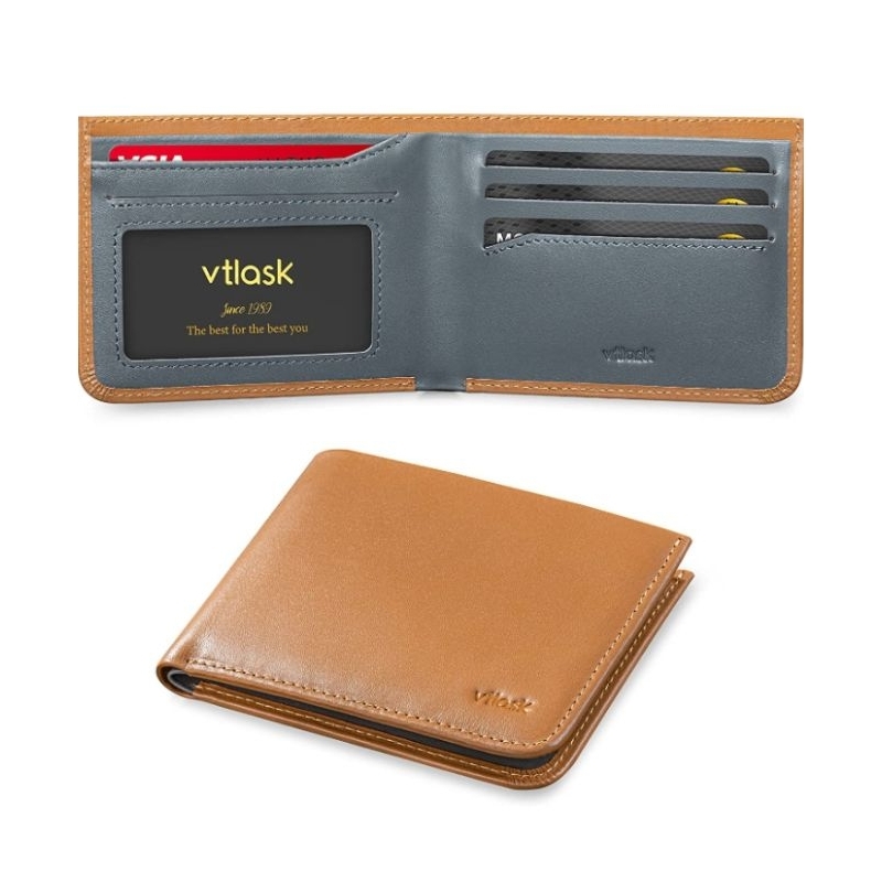 VTLASK Slim Hide & Seek Wallet for Men(Hidden Pocket and Coin Pouch ...