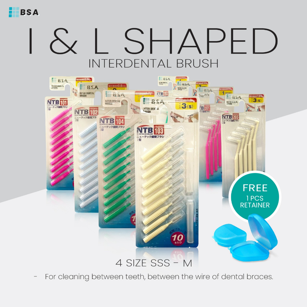 [FREE GIFT] Japan quality Interdental Brush Micro Size Oral Care I & L