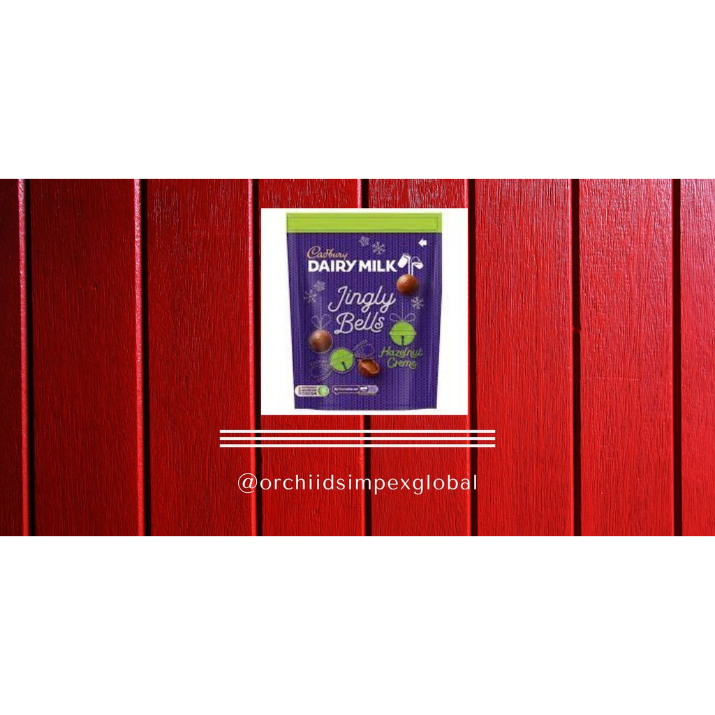 Cadbury Dairy Milk Jingly Bells Hazelnut Crème 73gm (Expiry 03/23