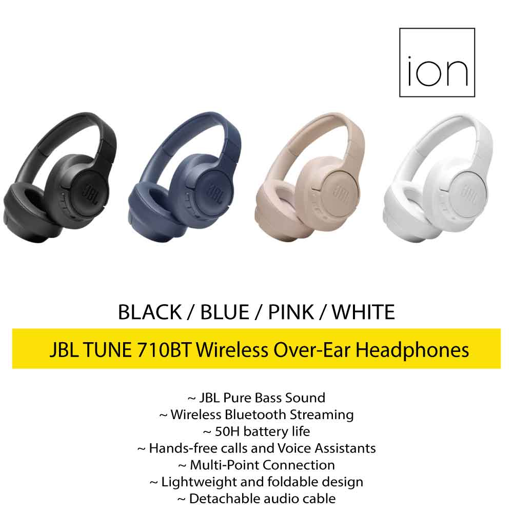 JBL TUNE 710 BT Wireless Over-Ear Headphone | Shopee Malaysia