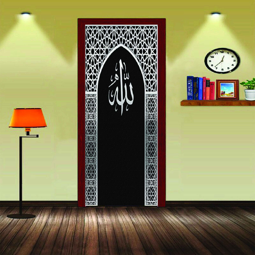 Wall Sticker Pintu Dan Ruangan Mini Bilik Solat Self Adhesive ...