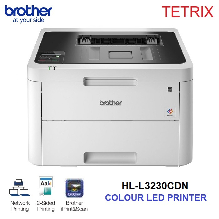 Brother HLL3230CDN Colour LED Laser Printer Wired Network, USB Duplex