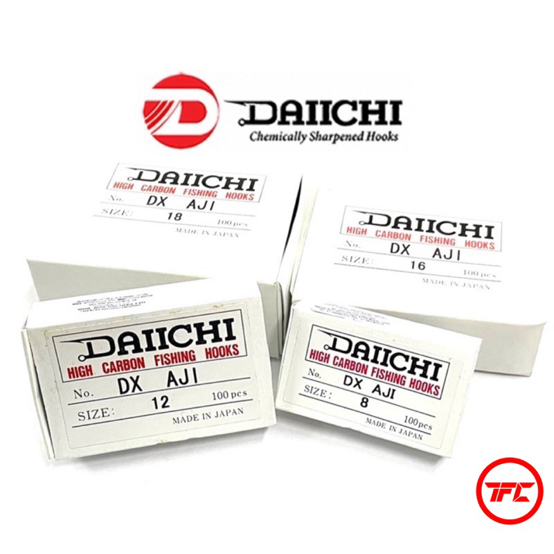 Daiichi High Carbon Fishing Hooks Size 16 x60 pcs, Sports Equipment,  Fishing on Carousell