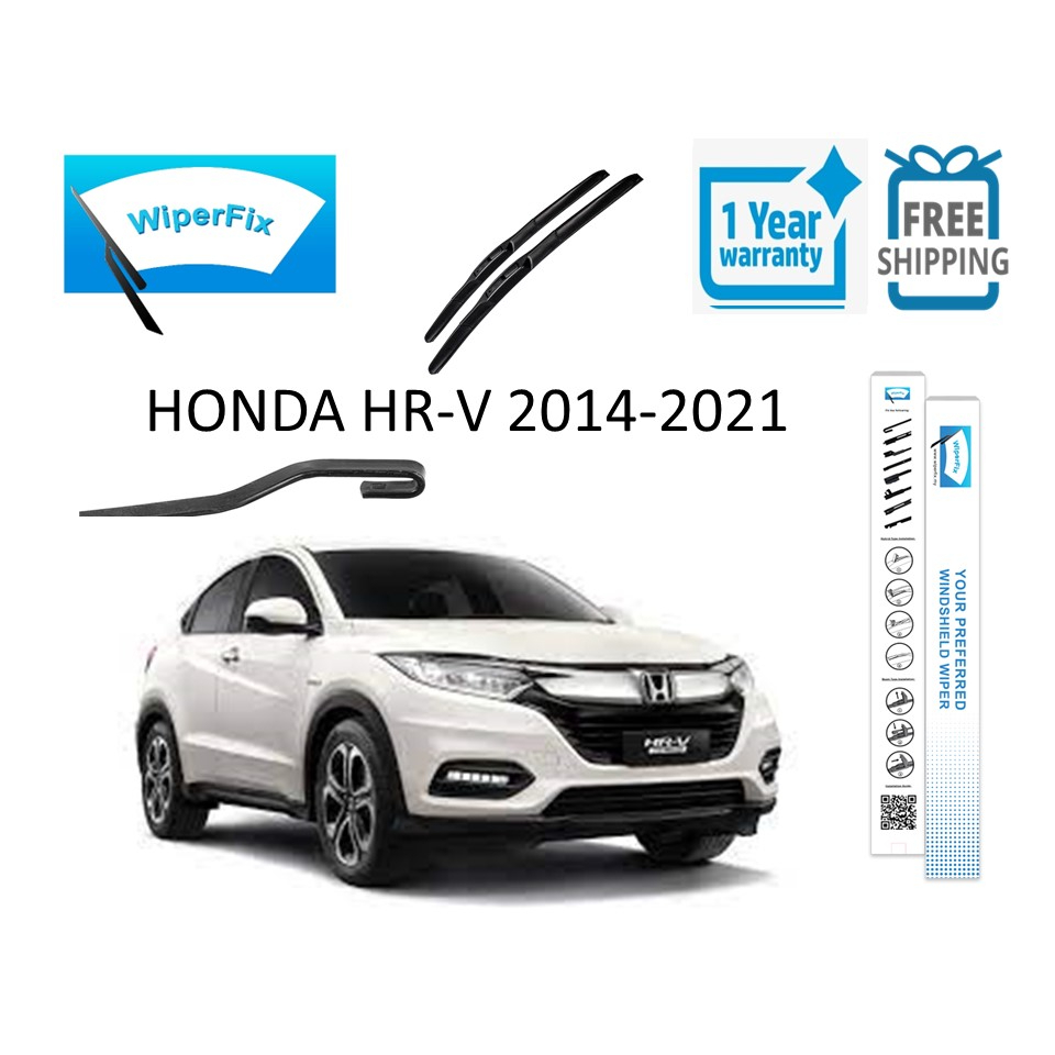 [WiperFix] Wiper Honda HRV / HRV 2014 2022 NEW LATEST MODEL SILICONE WIPER WIPERFIX