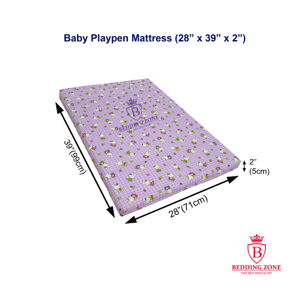 Playpen mattress size online