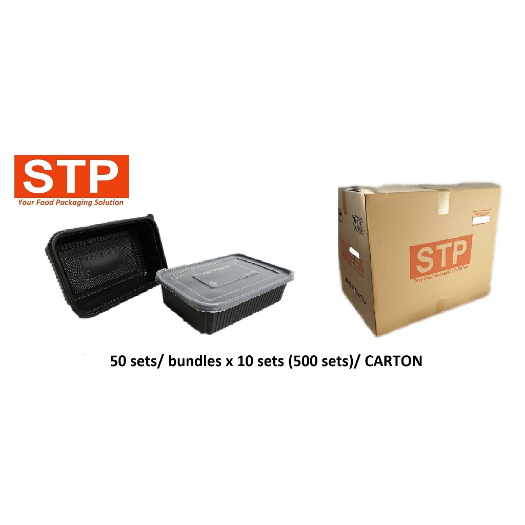 STP Disposable Lunch Box Container, RX750 (750ml), 500 set/Carton ...