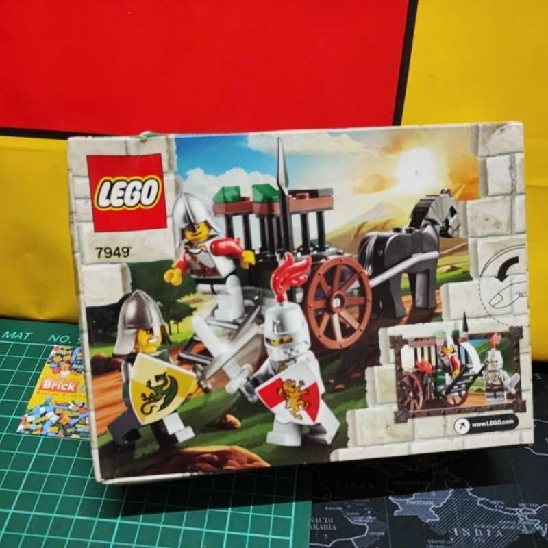 Lego Castle Kingdoms set 7949 Prison Carriage Rescue Shopee Malaysia