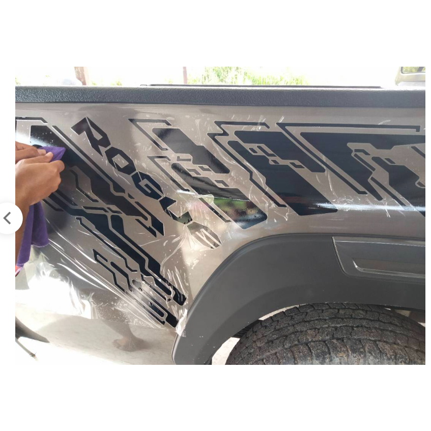 HILUX ROGUE BODY STICKER GLOSSY BLACK FOR HILUX REVO ROCCO ROGUE ...