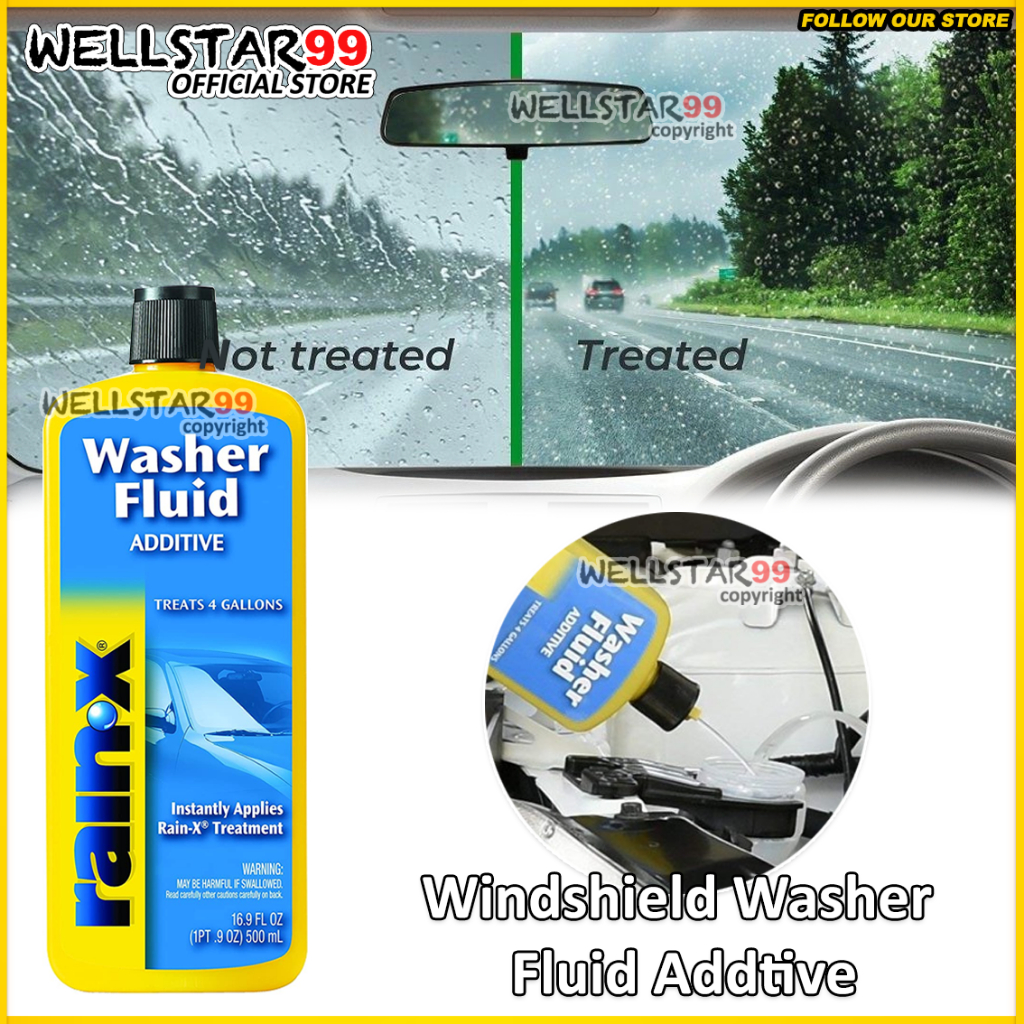 RainX Rain-X Rain Repellent fluid Treatment Automotive Rain Repellent wiper