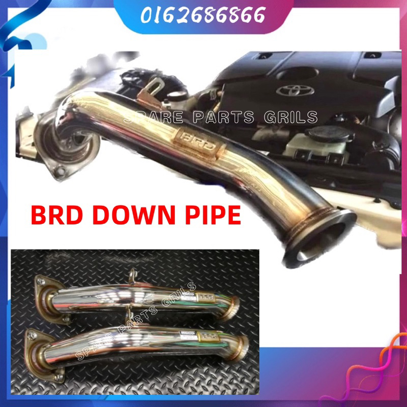 ORIGINAL THAILAND BRD DOWN PIPE VIGO REVO ROCCO ROGUE DMAX 2.5 3.0 1.9 ...