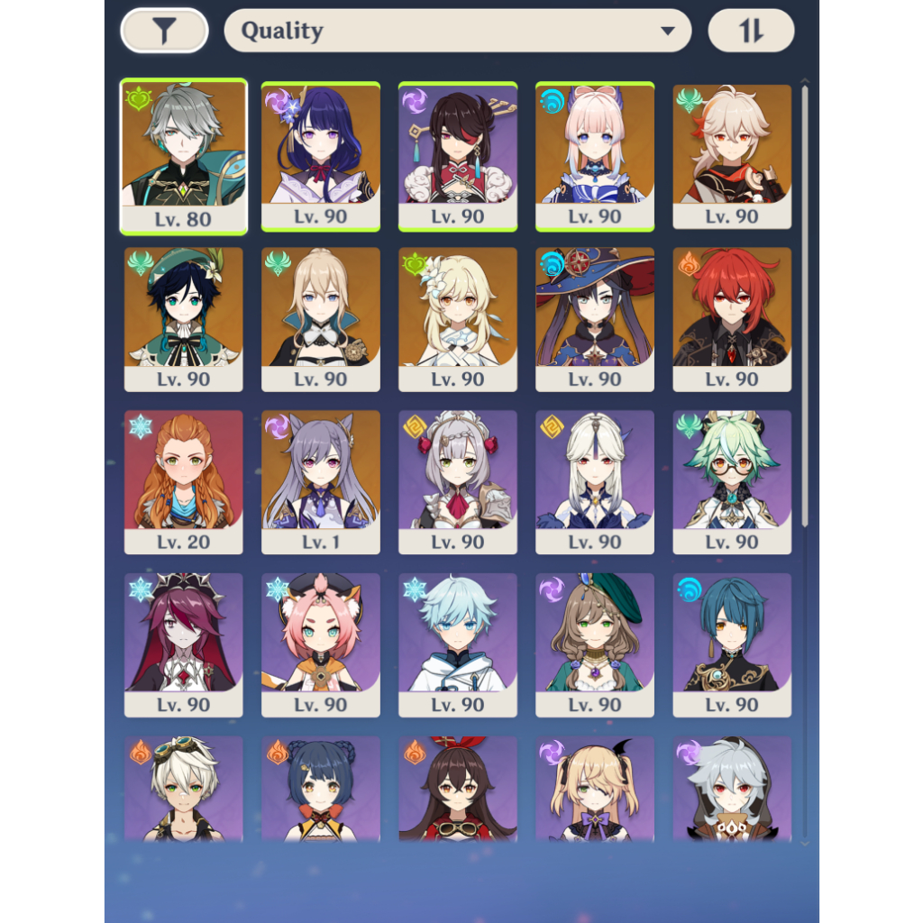 Genshin Impact AR 58 Endgame Account Shopee Malaysia