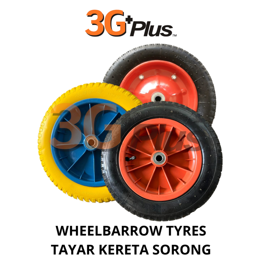 Air Wheelpu Foam Wheel Heavy Duty Wheel Barrow Tyre Tayar Kereta Sorong Shopee Malaysia 5415