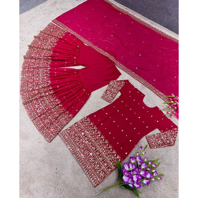 Red Sharara full sequence set | Shopee Malaysia