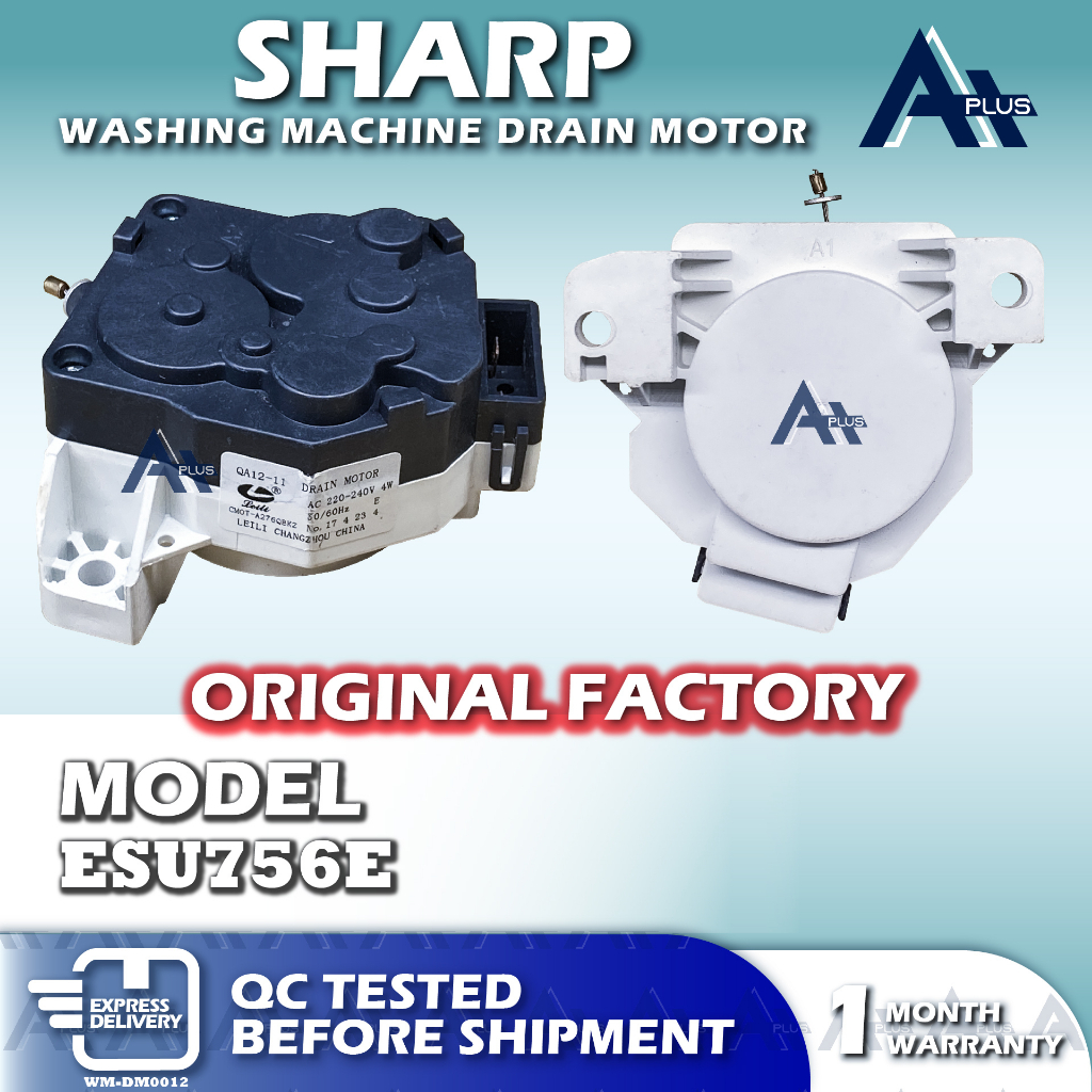 (ORIGINAL) ESU756E SHARP Washing Machine Drain Motor ESU756 ESU-756E ...