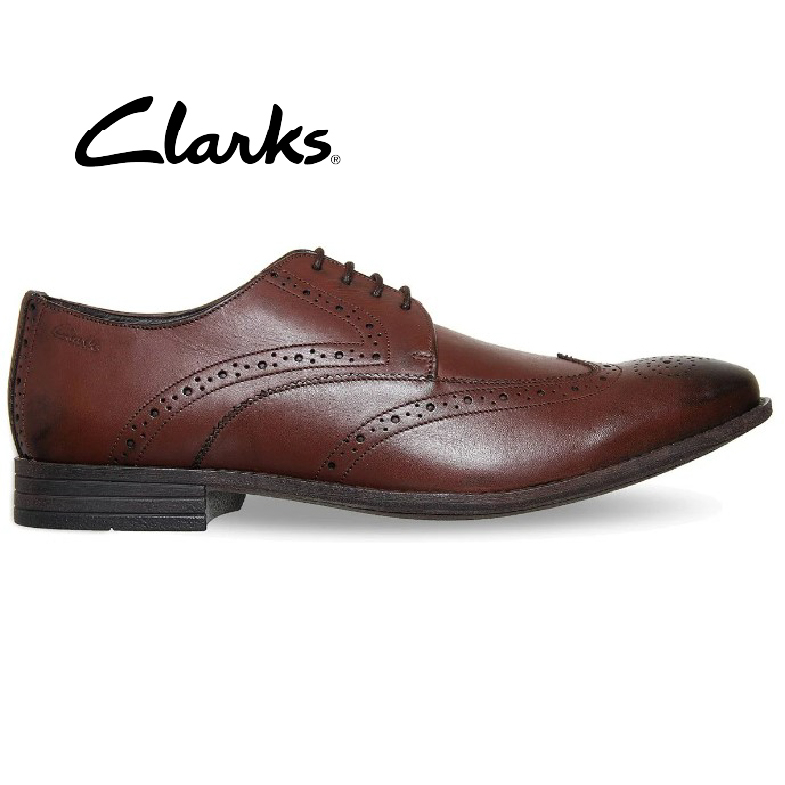 Clarks mens hotsell brown brogues