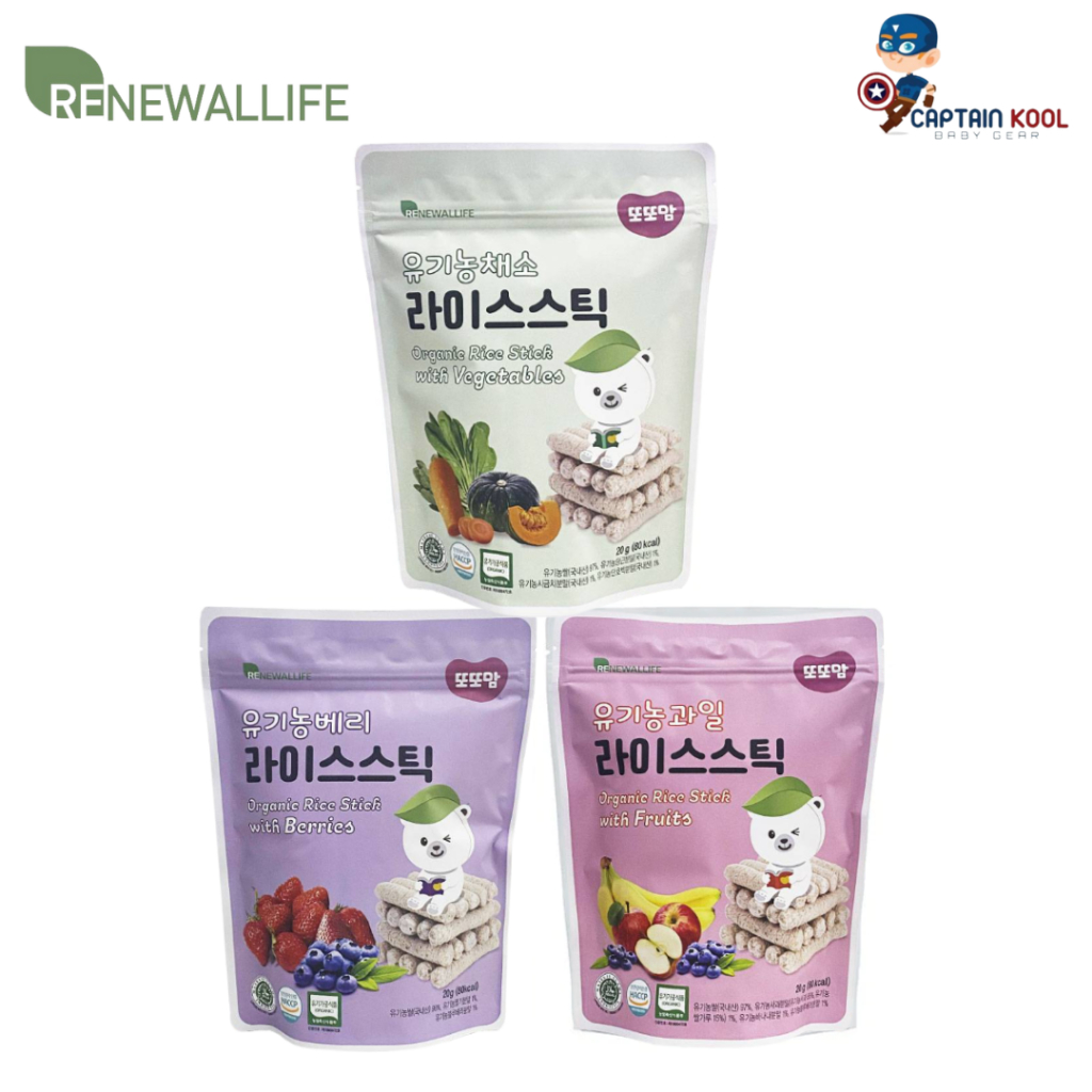 Renewallife DdoDdoMam Organic Rice Stick (20g) | Shopee Malaysia