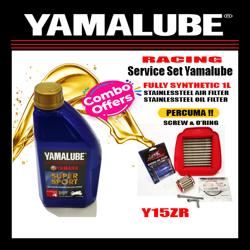 YAMALUBE ENGINE OIL LC135 Y15ZR SRL110 LAGENDA SRL115 FI SEVICE SET