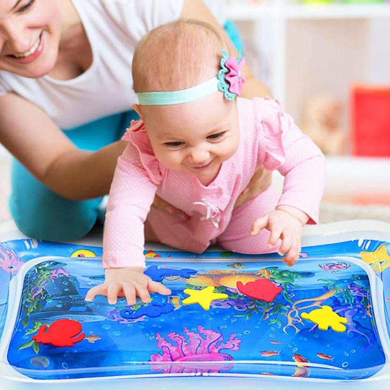 READY STOCK! MAINAN FISH BABY INFANT INFLATABLE WATER PLAY MAT | Shopee ...