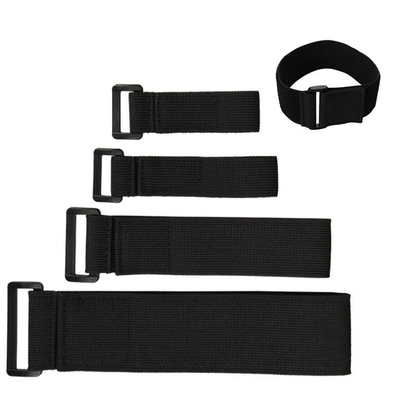 Nylon Elastic Velcro Buckle Strap Self-adhesive Reuseable Buckle Band ...