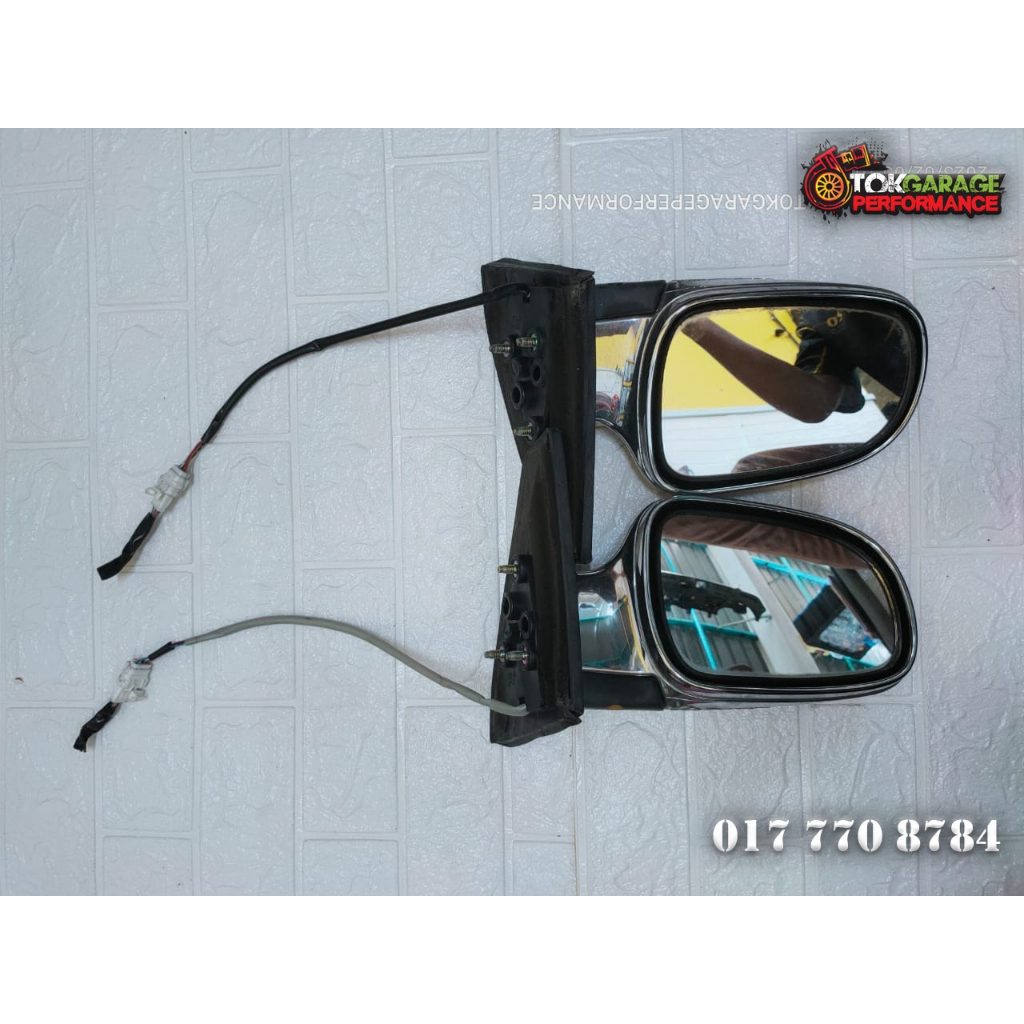 SIDE MIRROR DAIHATSU GINO L7 AUTOFLIP SIAP SWITCH (PERODUA KELISA