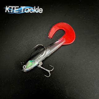KTE】Spinning Tail Soft Plastic 8cm/9g Gewang Casting Siakap Fishing Bait  Umpan Sp Soft Plastik