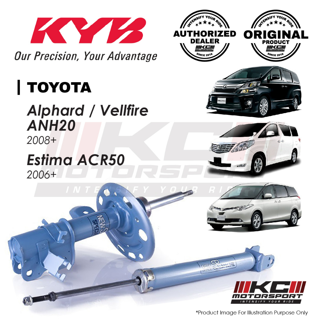 Toyota Alphard Vellfire ANH20 2008+ / Estima ACR50 2006+ - KYB NEW SR ...