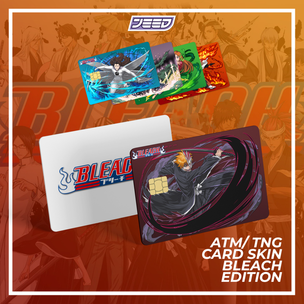 [Bleach] ATM, Bank Debit Credit Card & Touch N Go Sticker Cover Card ...