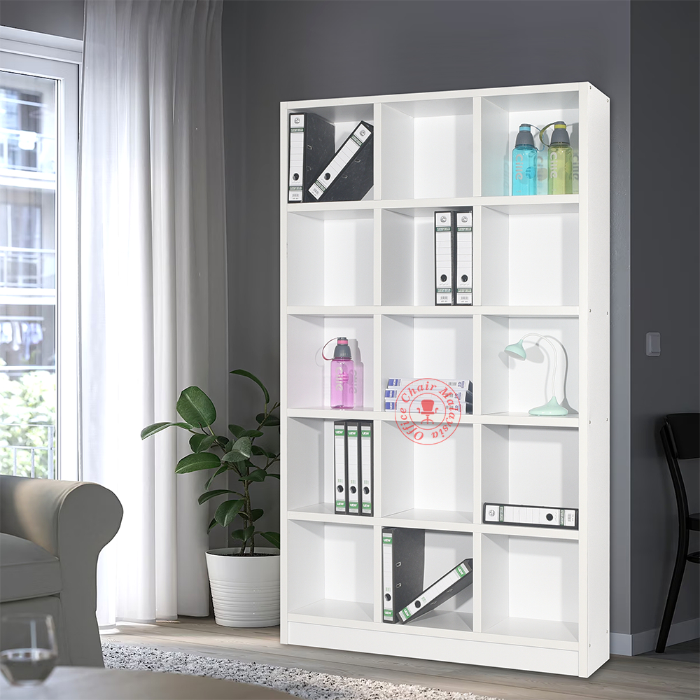 [30mm Thicker] 8/10/12/15/20 Compartment Bookshelf / File