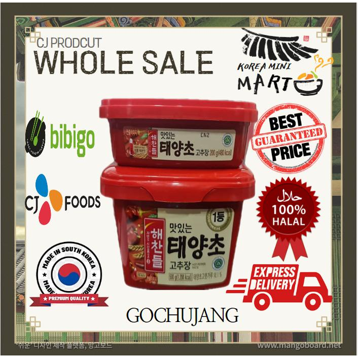 No.1 Korea Halal Product CJ BIBIGO BRAND High Quality gochujang Chili Paste Red Pepper Paste