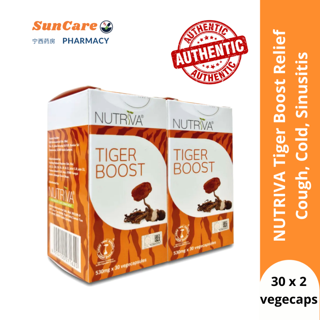 Suncare Pharmacy Nutriva Tiger Boost SINGLE/TWIN PACK (30s/ 30sx2) (Exp ...
