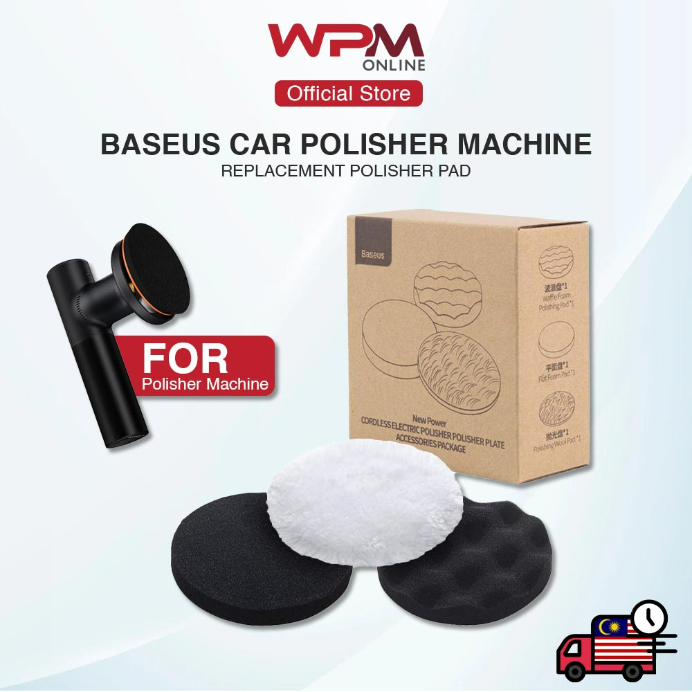 Baseus Car Polisher Machine Replacement Pad (3 Type Polishment Pad
